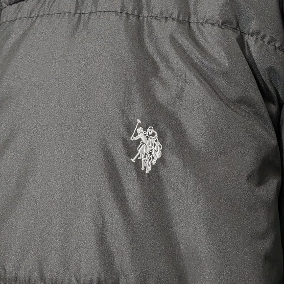 U.S. Polo Assn. Mens Hooded Thick Puffer Jacket  Black Sz XL - Picture 4 of 10